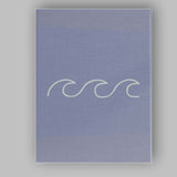 Minimalist White Ocean Wave Line Drawing Canvas Wall Art Print Decor Picture Ready to Hang