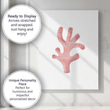 Soft Pink Coral Branch Watercolour Marine Illustration Canvas Wall Art Print Decor Picture Ready to Hang