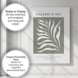 Minimal Sage Green Seaweed Botanical Gallery Poster Canvas Wall Art Print Decor Picture Ready to Hang