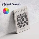 Neutral Beige Matisse Cut Out Botanical Exhibition Poster Canvas Wall Art Print Decor Picture Ready to Hang