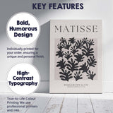 Neutral Beige Matisse Cut Out Botanical Exhibition Poster Canvas Wall Art Print Decor Picture Ready to Hang