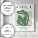 Henri Matisse Green Organic Cut Paper Abstract Poster Canvas Wall Art Print Decor Picture Ready to Hang