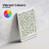 Green Willow Bough William Morris Botanical Leaf Pattern Canvas Wall Art Print Decor Picture Ready to Hang
