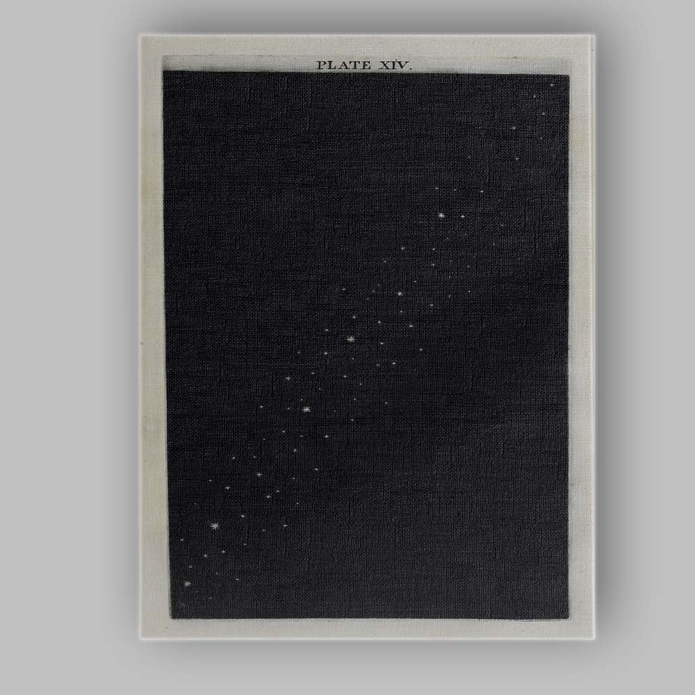 Antique Starry Night Sky Celestial Astronomy Engraving Canvas Wall Art Print Decor Picture Ready to Hang