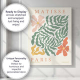 Matisse Inspired Botanical Cut Paper Floral Poster Canvas Wall Art Print Decor Picture Ready to Hang