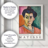 Henri Matisse Portrait Of Madame Matisse Fauvist Painting Canvas Wall Art Print Decor Picture Ready to Hang