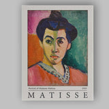 Henri Matisse Portrait Of Madame Matisse Fauvist Painting Canvas Wall Art Print Decor Picture Ready to Hang