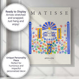 Matisse Apollon Colourful Cut Paper Floral Composition Canvas Wall Art Print Decor Picture Ready to Hang