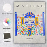 Matisse Apollon Colourful Cut Paper Floral Composition Canvas Wall Art Print Decor Picture Ready to Hang