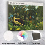 Henri Rousseau Dreamlike Jungle Moonlight Exotic Wildlife Canvas Wall Art Print Decor Picture Ready to Hang