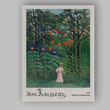 Henri Rousseau Tropical Garden Woman Among Orange Trees Canvas Wall Art Print Decor Picture Ready to Hang