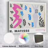 Henri Matisse Colourful Paper Cut Abstract Botanical Composition Canvas Wall Art Print Decor Picture Ready to Hang