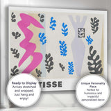 Henri Matisse Colourful Paper Cut Abstract Botanical Composition Canvas Wall Art Print Decor Picture Ready to Hang
