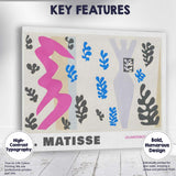 Henri Matisse Colourful Paper Cut Abstract Botanical Composition Canvas Wall Art Print Decor Picture Ready to Hang