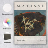 Elegant Continuous Line Reclining Nude Figure Matisse Inspired Drawing Canvas Wall Art Print Decor Picture Ready to Hang