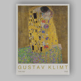 Gold Romantic Embrace Gustav Klimt The Kiss Art Nouveau Canvas Wall Art Print Decor Picture Ready to Hang