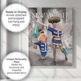 Fashion Shopping Satire Illustration Canvas Wall Art Print Decor Picture Ready to Hang