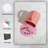 Pink Spilled Mug Doing My Best Motivational Typography Canvas Wall Art Print Decor Picture Ready to Hang