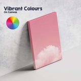 Dreamy Pink Cloud Sky Minimal Aesthetic Landscape Canvas Wall Art Print Decor Picture Ready to Hang