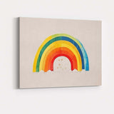 Minimalist Watercolour Rainbow Nursery Wall Art Canvas Wall Art Print Decor Picture Ready to Hang