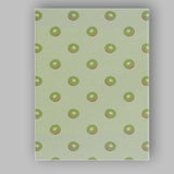 Minimalist Kiwi Slice Repeat Pattern Contemporary Canvas Wall Art Print Decor Picture Ready to Hang