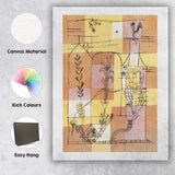 Paul Klee Abstract Geometric Surreal Composition Museum Art Canvas Wall Art Print Decor Picture Ready to Hang