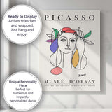 Pablo Picasso Guerre Et Paix Abstract Woman Portrait Exhibition Poster Canvas Wall Art Print Decor Picture Ready to Hang