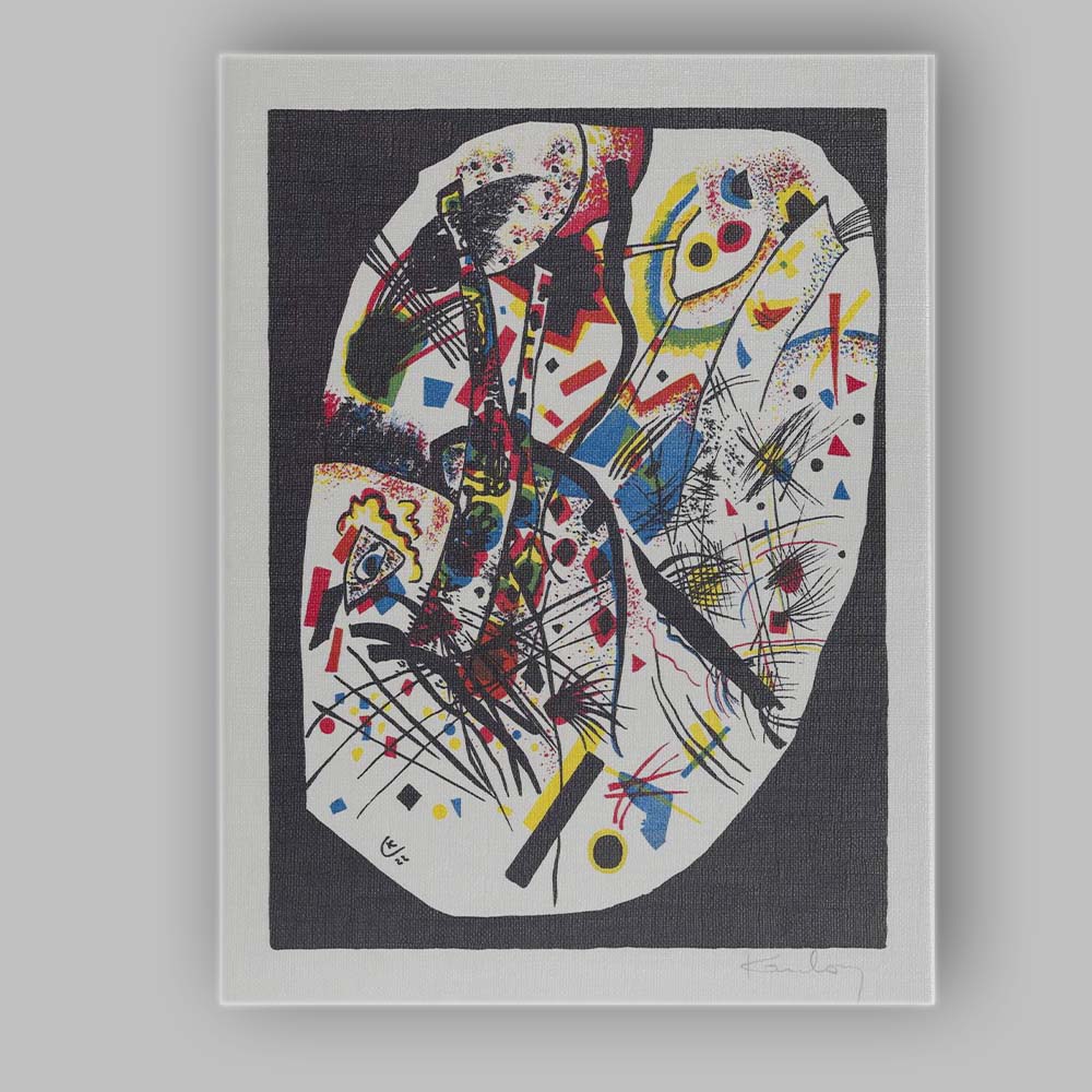 Wassily Kandinsky Colourful Abstract Expressionist Geometric Artwork Canvas Wall Art Print Decor Picture Ready to Hang