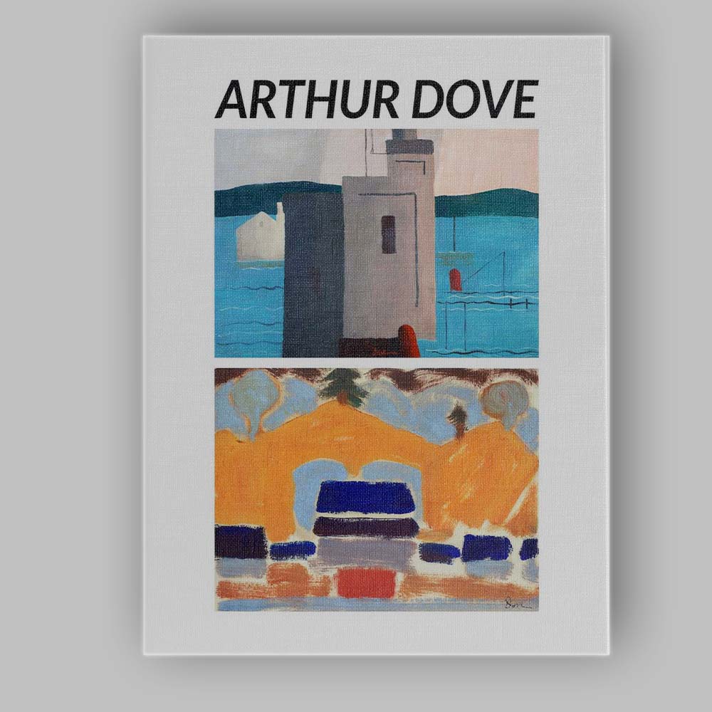 Arthur Dove Modernist Coastal Landscape Art Exhibition Poster Canvas Wall Art Print Decor Picture Ready to Hang