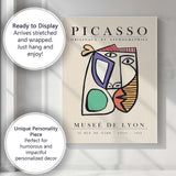 Picasso Abstract Cubist Face Museum Exhibition Poster Canvas Wall Art Print Decor Picture Ready to Hang