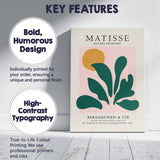 Minimalist Matisse Inspired Botanical Cut Paper Exhibition Poster Canvas Wall Art Print Decor Picture Ready to Hang
