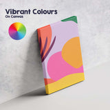 Abstract Colour Block Organic Shapes Modern Minimalist Canvas Wall Art Print Decor Picture Ready to Hang