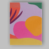 Abstract Colour Block Organic Shapes Modern Minimalist Canvas Wall Art Print Decor Picture Ready to Hang