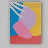 Abstract Colour Block Organic Shapes Minimalist Modern Canvas Wall Art Print Decor Picture Ready to Hang