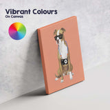 Cool Dog Wearing Sunglasses Camera Portrait Pop Art Canvas Wall Art Print Decor Picture Ready to Hang