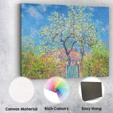 Colourful Blossoming Tree Country Garden Impressionist Landscape Canvas Wall Art Print Decor Picture Ready to Hang