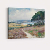 Coastal Heathland Path Scenic Landscape Painting Canvas Wall Art Print Decor Picture Ready to Hang
