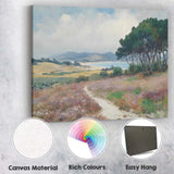 Coastal Heathland Path Scenic Landscape Painting Canvas Wall Art Print Decor Picture Ready to Hang