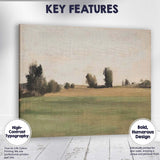 Minimalist Rustic Countryside Field Landscape Canvas Wall Art Print Decor Picture Ready to Hang