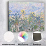 Pastel Tropical Palm Grove Impressionist Exotic Botanical Landscape Canvas Wall Art Print Decor Picture Ready to Hang