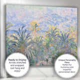 Pastel Tropical Palm Grove Impressionist Exotic Botanical Landscape Canvas Wall Art Print Decor Picture Ready to Hang