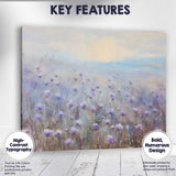 Dreamy Lavender Wildflower Meadow Pastel Landscape Canvas Wall Art Print Decor Picture Ready to Hang
