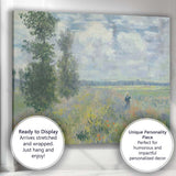 Claude Monet Wildflower Meadow Countryside Landscape Impressionist Canvas Wall Art Print Decor Picture Ready to Hang