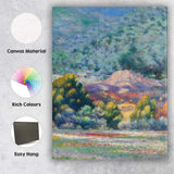 Impressionist Mountain Valley Colourful Countryside Landscape Canvas Wall Art Print Decor Picture Ready to Hang