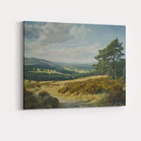 Rolling Green Valley Country Landscape Scenic Canvas Wall Art Print Decor Picture Ready to Hang