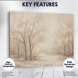 Warm Neutral Woodland Tree Avenue Landscape Canvas Wall Art Print Decor Picture Ready to Hang