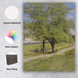 Majestic Country Tree Rural Path Summer Landscape Canvas Wall Art Print Decor Picture Ready to Hang