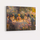 Impressionist Outdoor Garden Luncheon Champagne Celebration Canvas Wall Art Print Decor Picture Ready to Hang