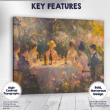 Impressionist Outdoor Garden Luncheon Champagne Celebration Canvas Wall Art Print Decor Picture Ready to Hang