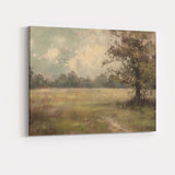 Atmospheric Woodland Lake Misty Nature Landscape Canvas Wall Art Print Decor Picture Ready to Hang